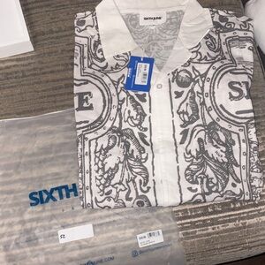 White and Gray Men's Shirt